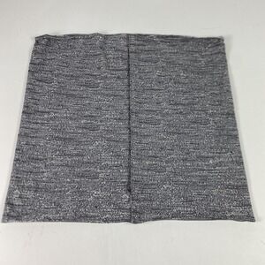 Lululemon Vinyasa Scarf Womens One Size Gray Snap Button Knit Wrap Infinity